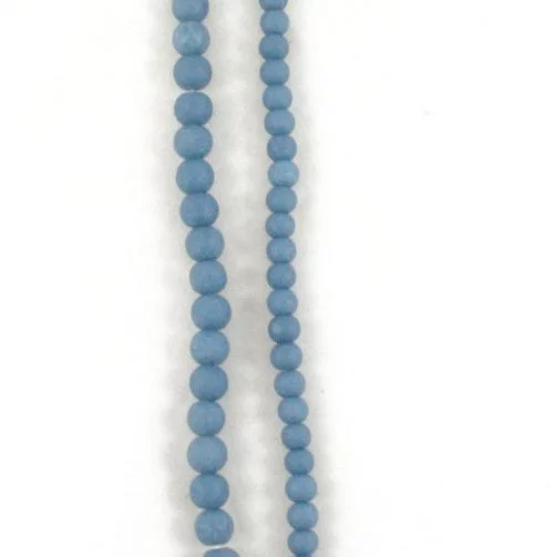 Stone Effect Glass Beads 6mm and 8mm - Blue - Riverside Beads