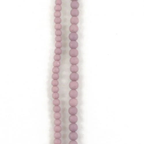 Stone Effect Glass Beads 6mm and 8mm - Dusky Lilac - Riverside Beads