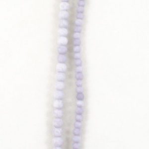 Stone Effect Glass Beads 6mm and 8mm - Lilac - Riverside Beads
