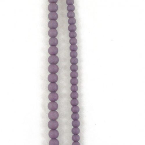 Stone Effect Glass Beads 6mm and 8mm - Purple - Riverside Beads