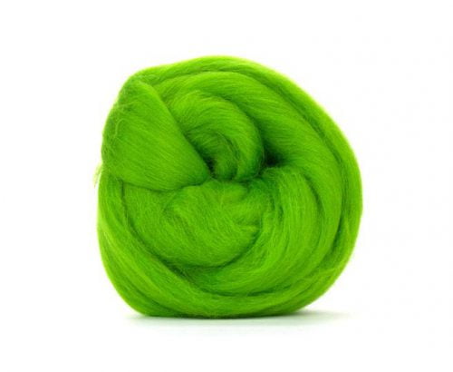 Merino Wool Top Chartreuse - Riverside Beads