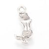 Silver plated mermaid charm - Riverside Beads
