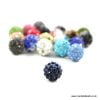 Navy Crystal Clay Beads - Riverside Beads