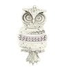 Five Part Owl Charm - Silver Plated - Riverside Beads