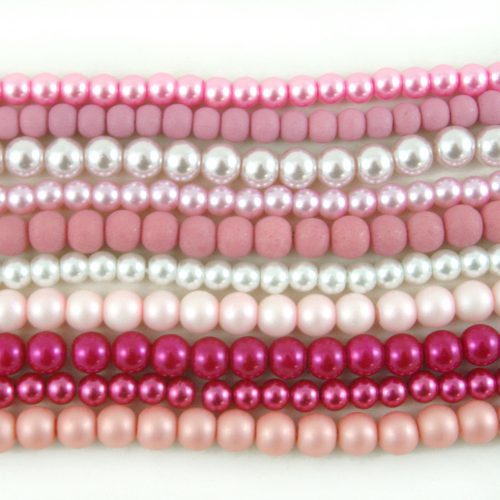 Shades of Pink Beads - Riverside Beads