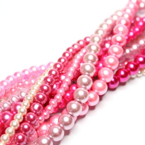 Pink Blush Bead Collection-riverside beads