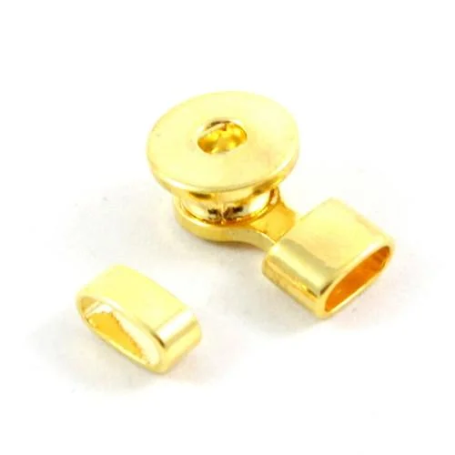 Popper Jewellery Clasp - Gold - Riverside Beads