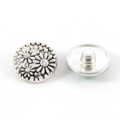Popper Charm Daisy - Clear