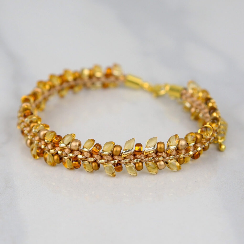 Prumihimo Magatama Bracelet Kit -Riverside Beads