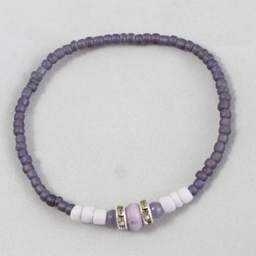Boho Bracelet Collection Purple - Makes Up To 15 - Image 3