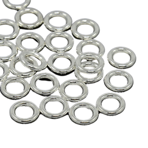 Ring Spacer Beads Silver - Riverside Beads