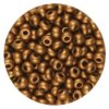 Size 11/0 Preciosa Seed Beads - Pale Gold Bronze - Riverside Beads