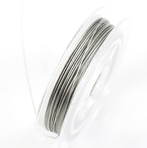 Tiger Tail Tigertail Nylon Coated Flexible Strong Wire .4 Mm / Jewellery  Cord / Beading Wire / 10 Metres 