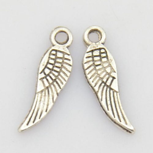 Wing Charm - Silver Plated - Riverside Beads