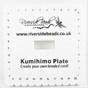 Square Kumihimo Braiding Board - Riverside Beads