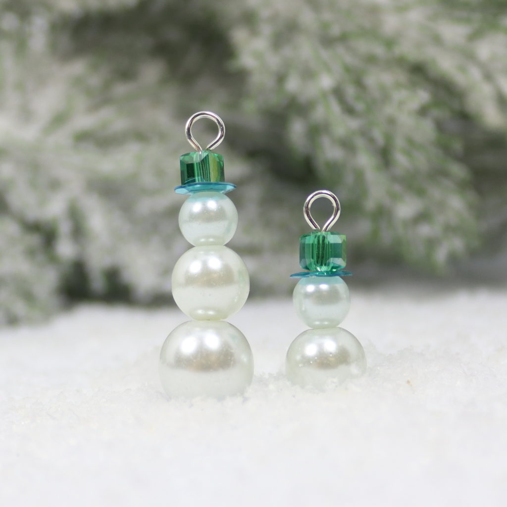 Teal Snowman Charm Kit – Makes 20