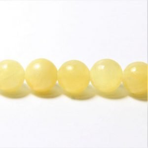 Topaz Jade Bead 8mm - Riverside Beads