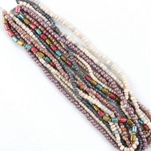 Glass and Seed Bead Strands - Turkish Delight - Riverside Beads