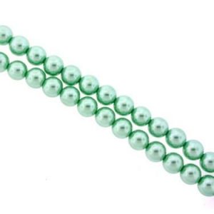 Glass Pearls - Turquoise - 3mm, 4mm, 6mm, 8mm - Riverside Beads