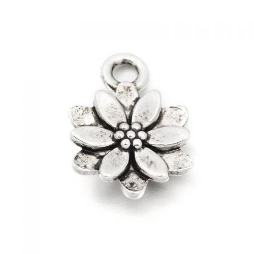 Twelve Petal Flower Charm - Riverside Beads