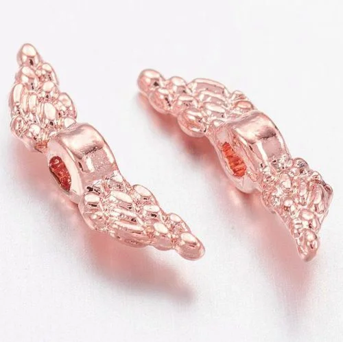 Tiny Angel Wings - Rose Gold - Image 2