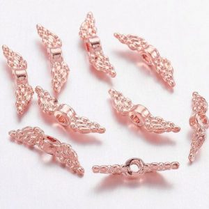 Tiny Angel Wings Rose - Riverside Beads