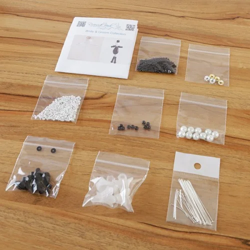 Bride and Groom Beaded Charm Kit- Makes 10 - Image 5