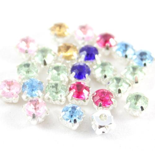 Montee Diamante Spacer Bead - Riverside Beads