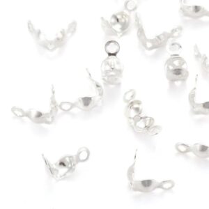 Silver Plated Clam Shell Clasps