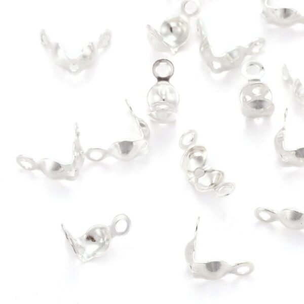 Silver Plated Clam Shell Clasps