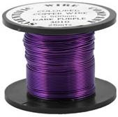 Copper Craft Wire - Dark Purple - Riverside Beads