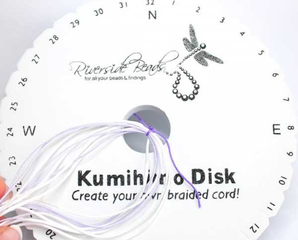 Easy Kumihimo Bracelet, How to use a Kumihimo Disk, diy, Beginners