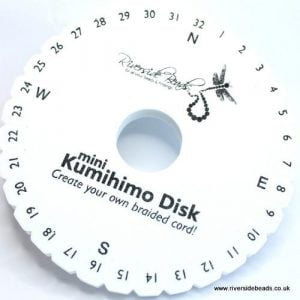 Mini 4.25" Kumihimo Disk - Riverside Beads