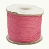 Macrame Cord - Pink - Riverside Beads