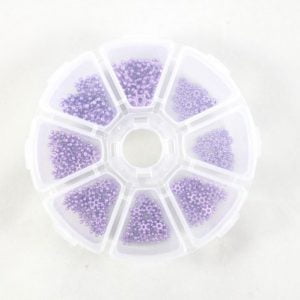 Purple Sparkle Spacer Bead - Riverside Beads