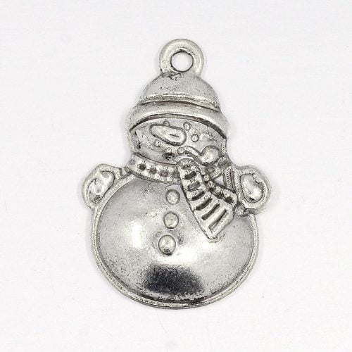 Snowman Charms - Silver - Charms - Riverside Beads