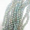 6mm Round Crystal Blue Lustre - Riverside Beads