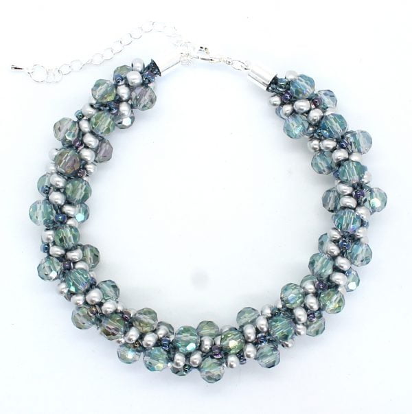 Blue Crystal Kumihimo Kits - Riverside Beads