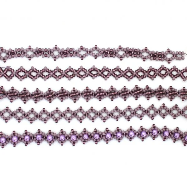 Purple Bracelet Beading Kit - Riverside Beads