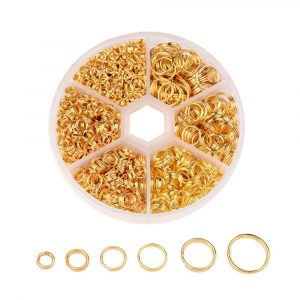 Gold Split Rings Collection - Riverside Beads
