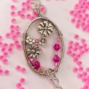 Pink Beaded Suncatcher Kit - Riverside Beads