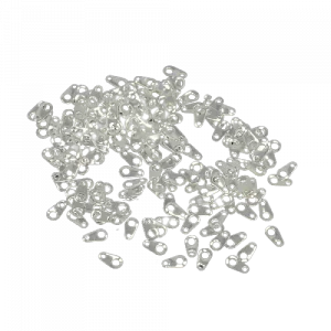 Silver Plated Tag Connector - Riverside Beads