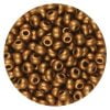 Size 10/0 Preciosa Seed Beads - Copper Metallic - Riverside Beads