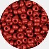 Size 10/0 Preciosa Seed Beads - Crystal Matte Metallic Lava - Riverside Beads