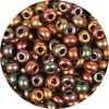 Size 10/0 Preciosa Seed Beads - Crystal Violet Rainbow - Riverside Beads