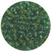 Size 10/0 Preciosa Seed Beads - Green AB - Riverside Beads