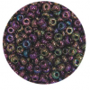 Size 10/0 Preciosa Seed Beads - Metallic Purple Iris - Riverside Beads