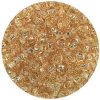 Size 10/0 Preciosa Seed Beads - S/L Gold - Riverside Beads