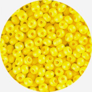 Size 6/0 Preciosa Seed Beads - Terra Intensive Yellow - Riverside Beads