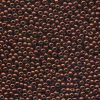 Size 8/0 Preciosa Seed Beads - Bronze Fire Red - Riverside Beads